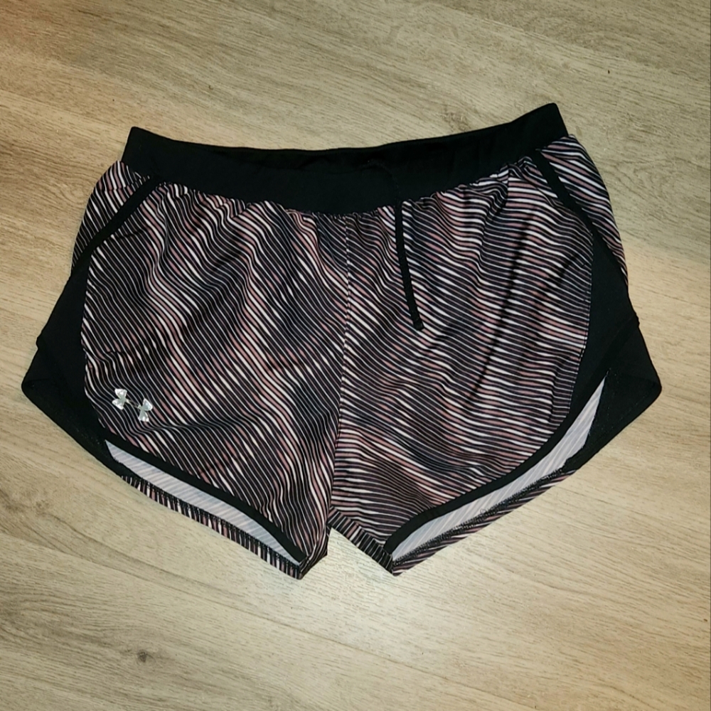 Under Armour Women's Athletic Shorts Black and Pink